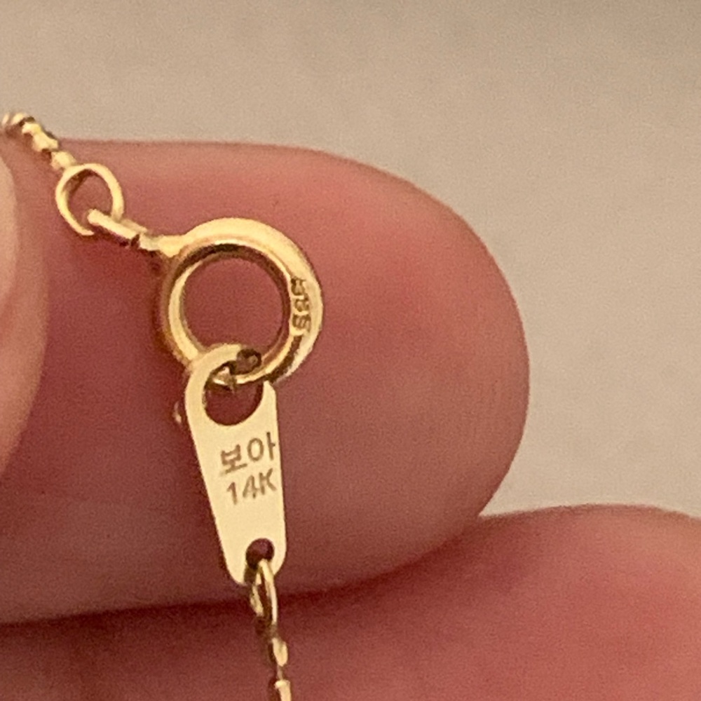 14K Gold Key Pendant only - Picture 4 of 8